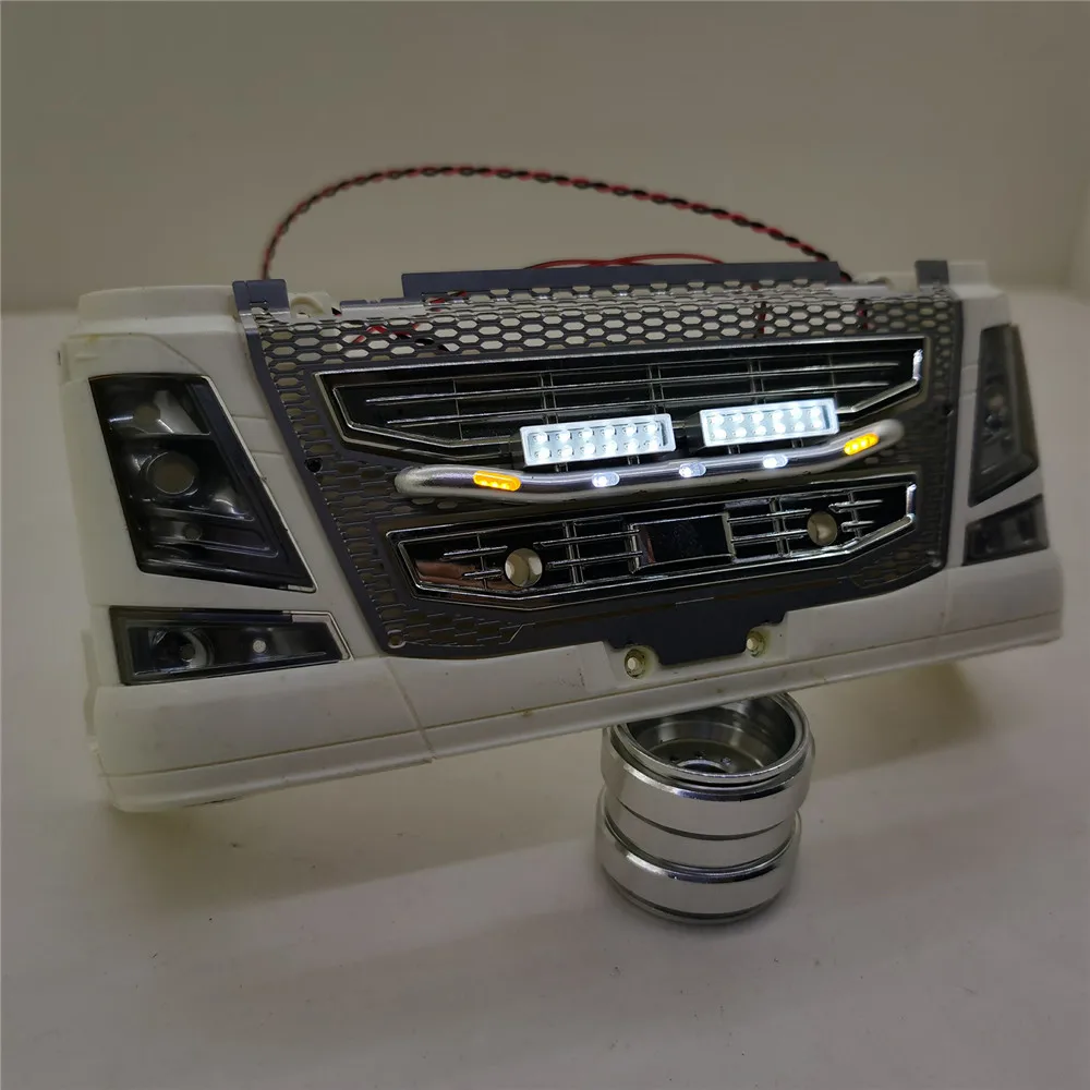 

Headlight Front Light Lamp Kit for 1/14 Tamiya Volvo 56360 Scania 56323 RC Truck Trailer Accessories