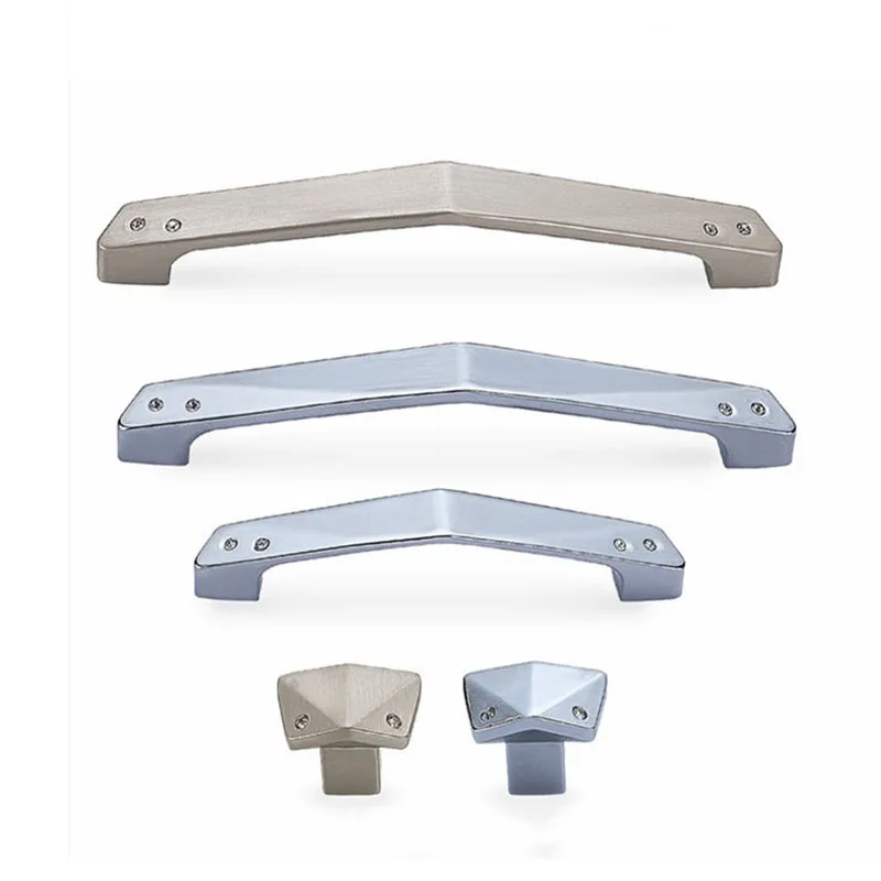 KK &amp FING 1 шт. современные хрустальные ручки и цинковый сплав кухонный шкаф дверь