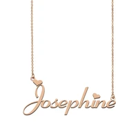josephine name necklace custom name necklace for women girls best friends birthday wedding christmas mother days gift