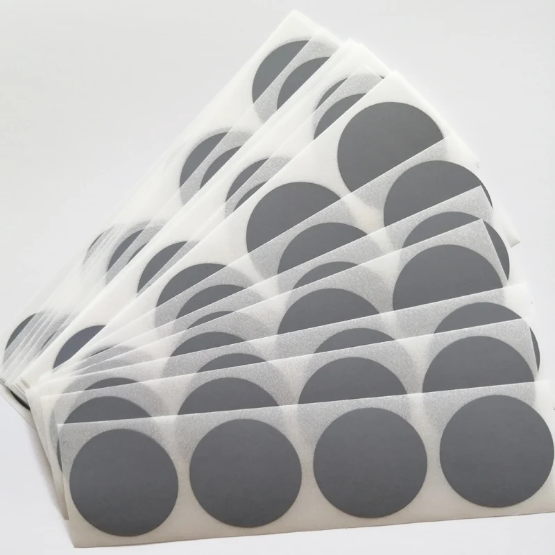 Круглые наклейки серебряного цвета 1 дюйм 25 мм пустые с защитой от царапин для