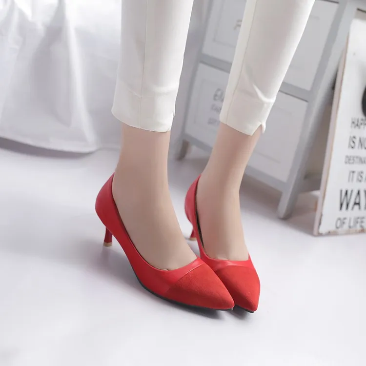 Женские туфли на высоком каблуке женские лодочки замшевые с закрытым носком