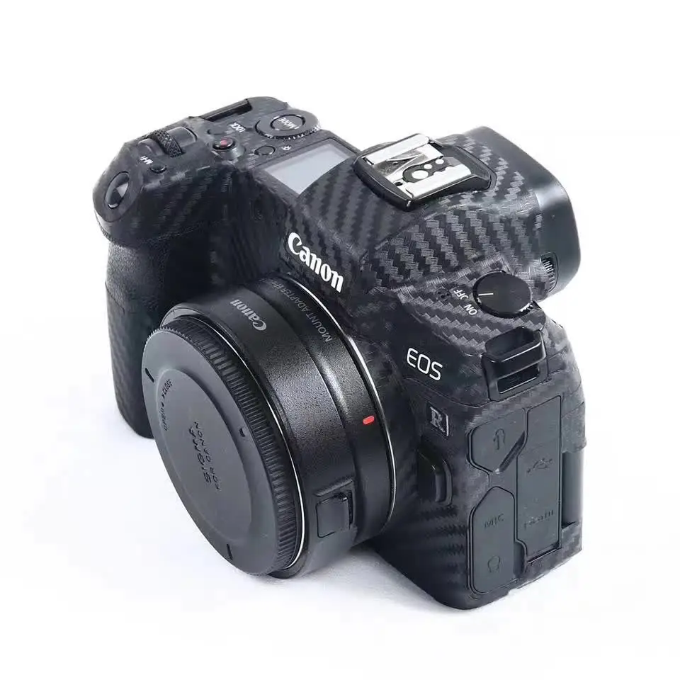 Антицарапина корпус камеры углеродное волокно пленка Комплект для Canon EOS R RP камера наклейки для камеры s декоративная защита
