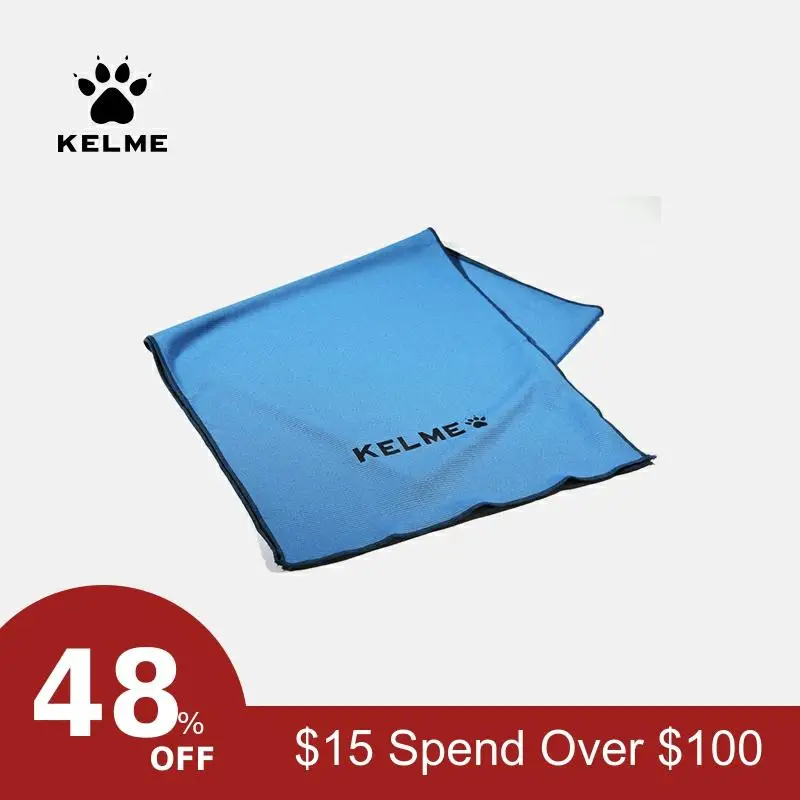 KELME высокое качество быстросохнущее прохладное спортивное полотенце s тренажерный зал Баскетбол Футбол плавание Путешествия Прогулки Поход полотенце микрофибра K044