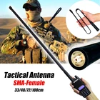 SMA-Female CS тактическая антенна Baofeng разъем рация 144430 МГц 334872108 см для UV-5R UV-82 Motorola Ham CB радио
