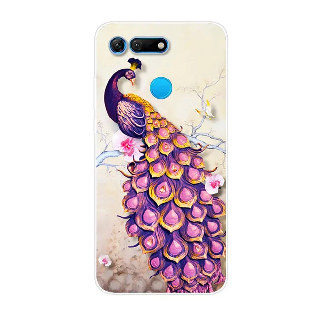 6,4 ''для huawei Honor вид 20 силиконовый чехол из мягкого термополиуретана с картинкой TPU чехол Coque для huawei Honor V20 чехол V 20 модные - Цвет: 35