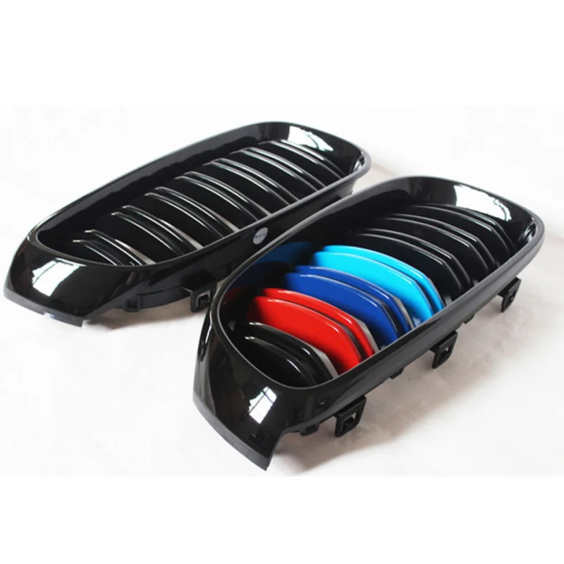 

Modified Racing Grills Two-line Three-color Light Black Matte Black Racing Grills Decorative Grille Fit For BMW 3 Series GT F34