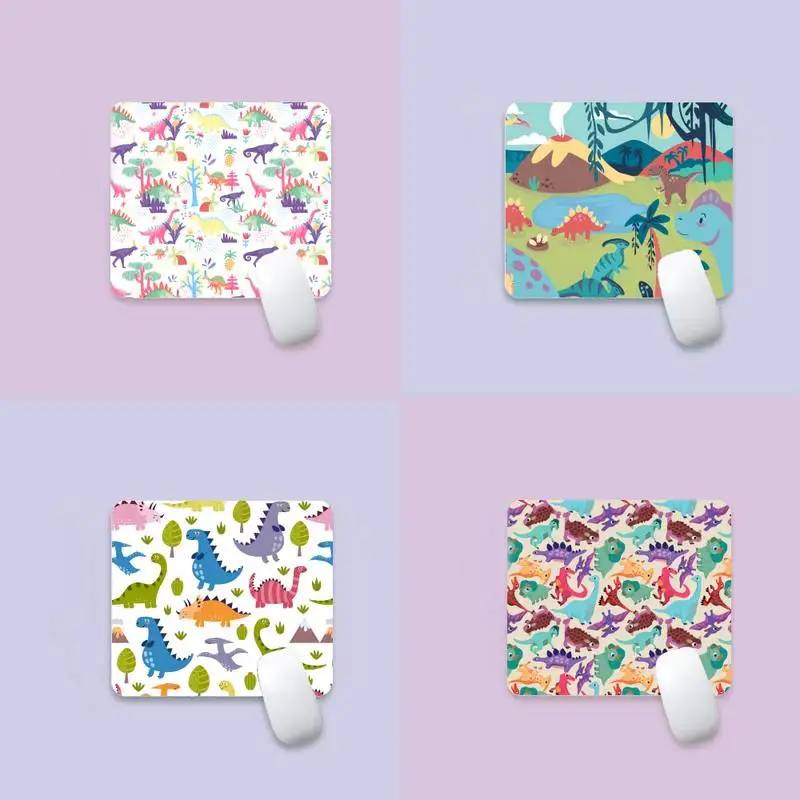 

Cute Dinosaur Unique Desktop Pad Game Mousepad Edge Native Rubber Special Game Mouse Pad Polyethylene Table Mat Non Slip