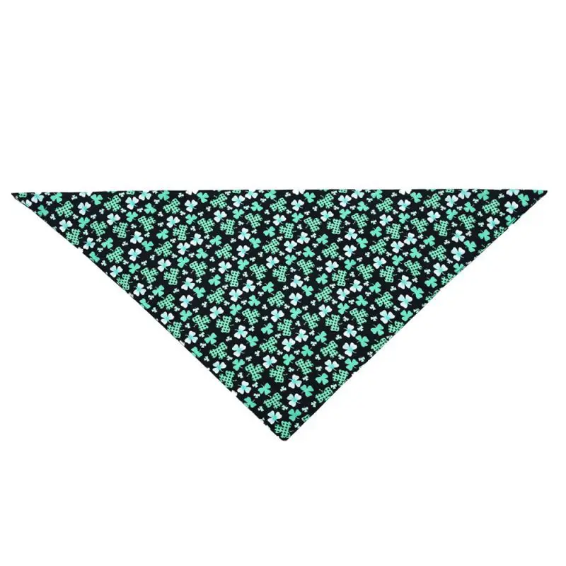 New Hot Green Plant Pattern Cat Dog Bandana Bibs Scarf Adjustable Pet Neckerchief Saliva Towel for Small Medium Dogs | Дом и сад