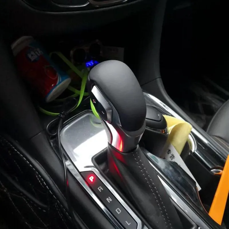 Настоящая Натуральная кожа на рычаг переключения передач для Chevrolet Malibu XL автоматическая коробка передач ручка переключения передач Maribu