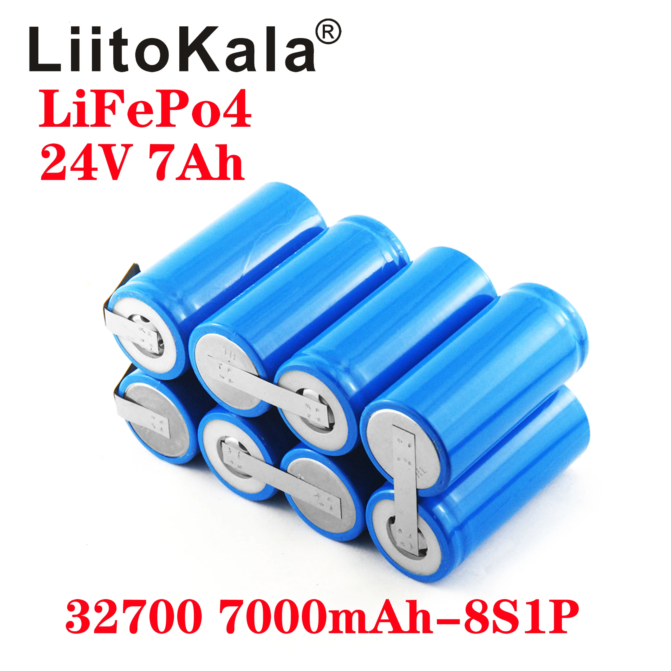 LiitoKala 12 В 24 в 36 7 Ач 32700 7000 мАч lii 70A LiFePO4 аккумулятор 35 а непрерывный разряд максимум