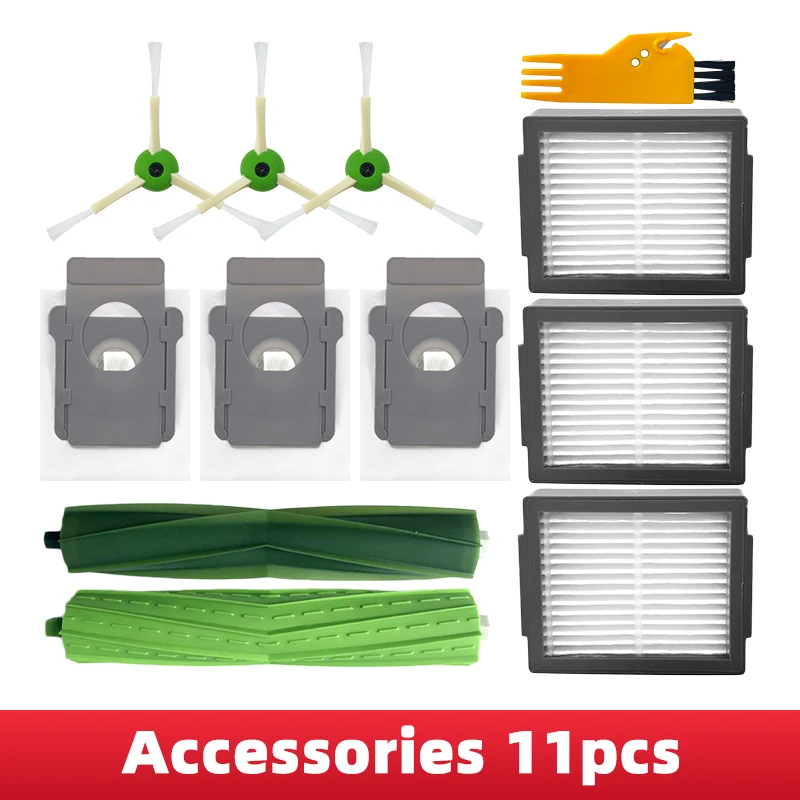 

Подходит для робота-пылесоса iRobot Romba J7+ / J7 / J9+ Ролик, боковая щетка, фильтр HEPA, пылевой мешок - запасная часть, аксессуар.