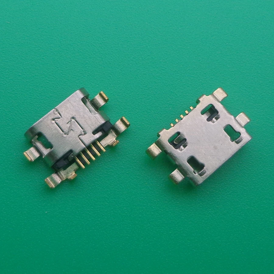 100 шт./лот для Motorola Moto E5/E5 Plus micro usb разъем подключения док станции|connector female|connector