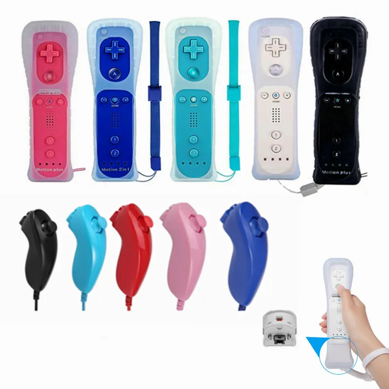 2 в 1 беспроводной Bluetooth-джойстик для Nintendo Wii | Электроника