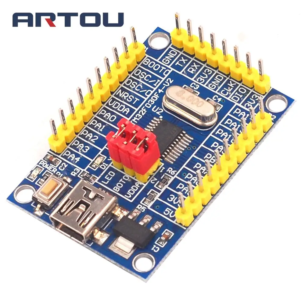 Макетная плата ARM M0 STM32F030F4P6/Базовая обучающая плата/минимальная системная TTL