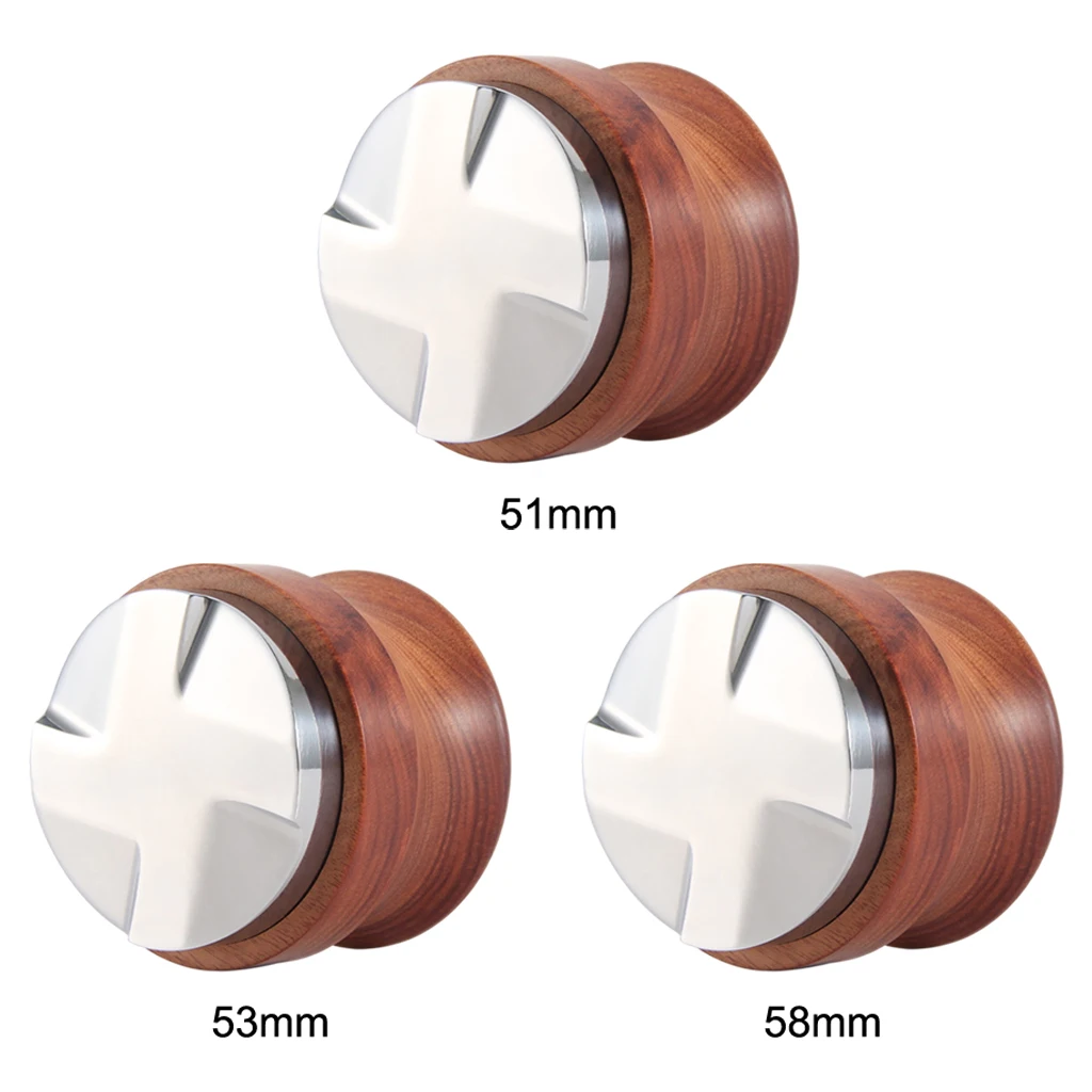 

Кофемолка из нержавеющей стали с деревянной ручкой, 51/53/58 мм