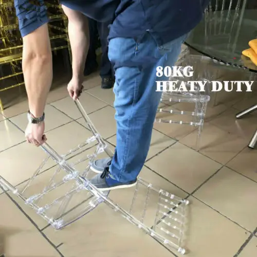 Прозрачные хрустальные боковые стулья стул доставка США свадебные части