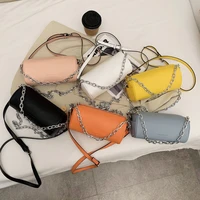 2021 spring and summer new womens bag fashion simple chain bag shoulder diagonal bag portable handbags satchels
