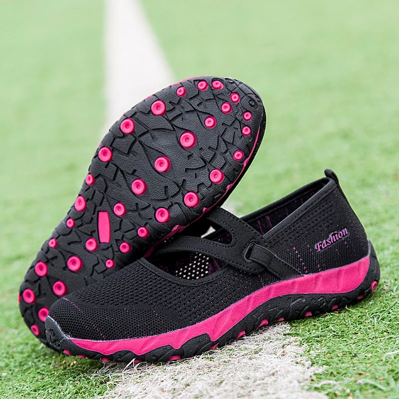 

Comfortable sneakers, comfortable walking shoes, lightweight mother non-slip shoes, ladies summer breathable shoes, flat casual