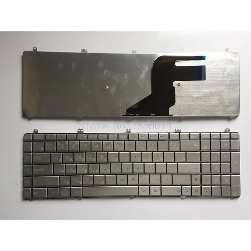 Русская клавиатура для Asus N55 N55S N55SL N55SF RU серебристая Клавиатура ноутбука |