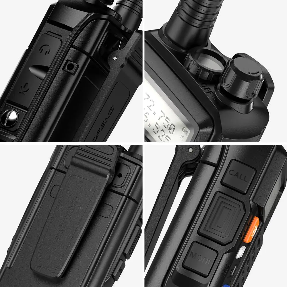 Мощная Двухдиапазонная Любительская портативная рация BaoFeng UV-S9 Plus 10 Вт с батареей