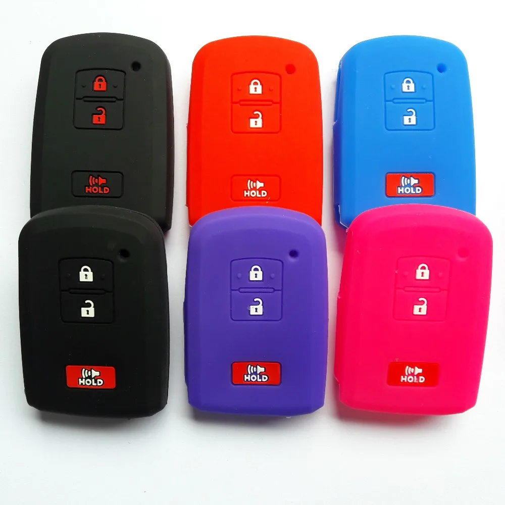 Силиконовый автомобильный держатель RUNFA без ключа протектор для Toyota RAV4 Prius Landcruiser