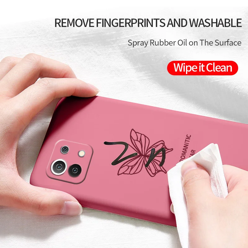 

Thin Butterfly Pattern Phone Case For Xiaomi Mi 11 10T 10 9 lite Pro 9T Note 10 Redmi Note 9 9T 8 8Pro 7 7Pro K30 K20 Cover