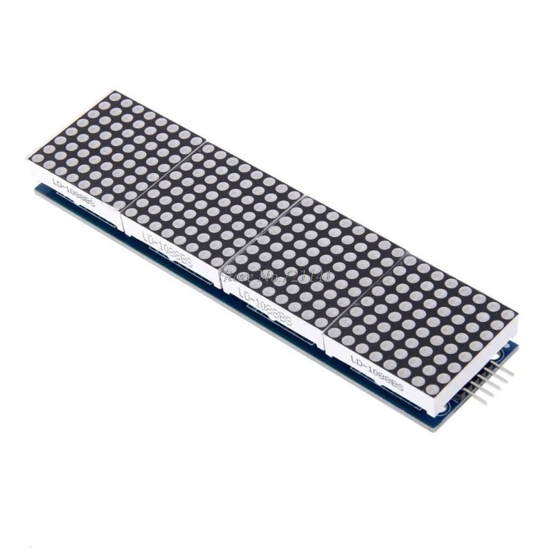 MAX7219 4 in 1 LED Display Dot Matrix Microcontroller MCU Control Module 5P Line