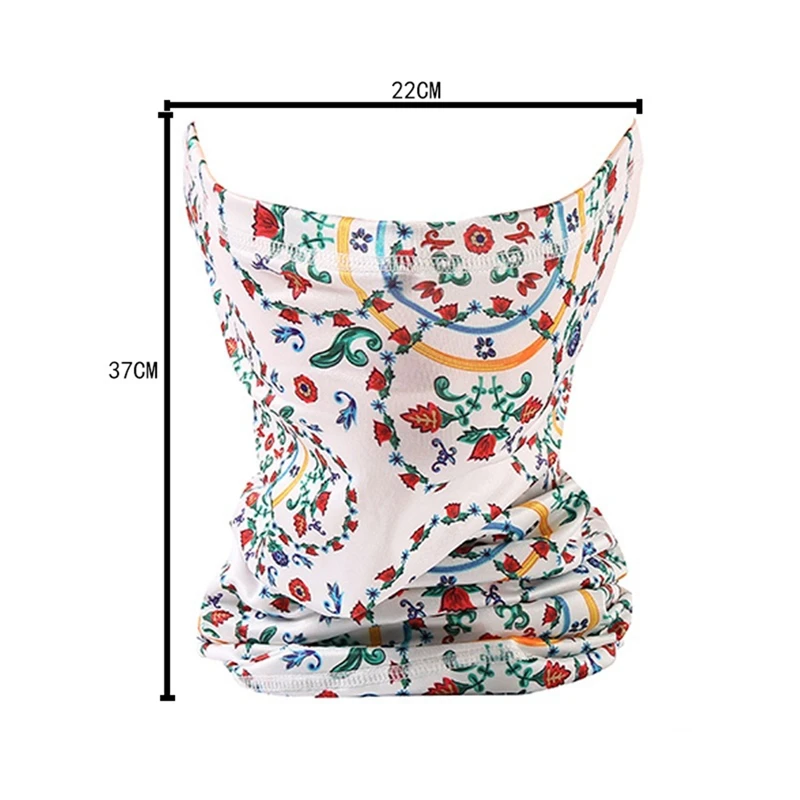 

1Pcs Flower Pattern Camping Hiking Scarves Cycling Sports Bandana Outdoor Riding Headwear Men Women Scarf Neck Cover Tube Scarf