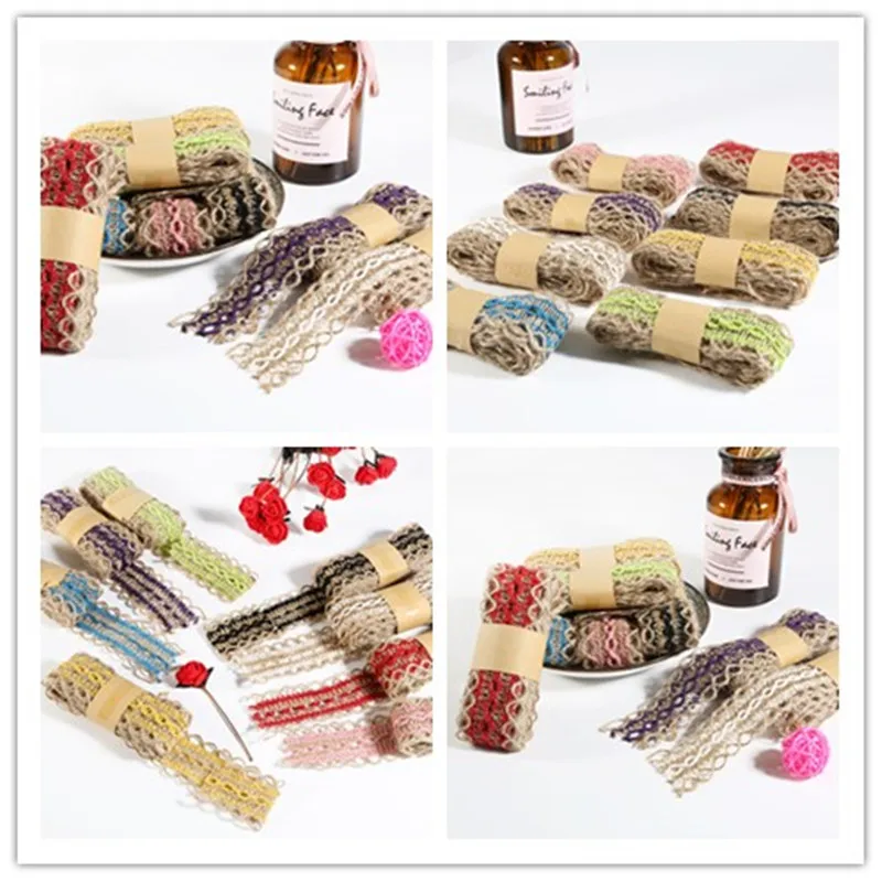 2 м разноцветная натуральная лента для вечерние Ринок Свадебная подарок