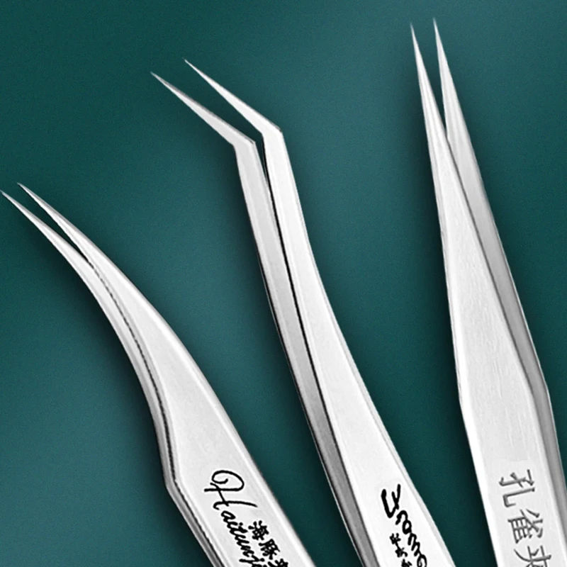 Лучшее качество пинцет для наращивания ресниц Ультра жесткая точность