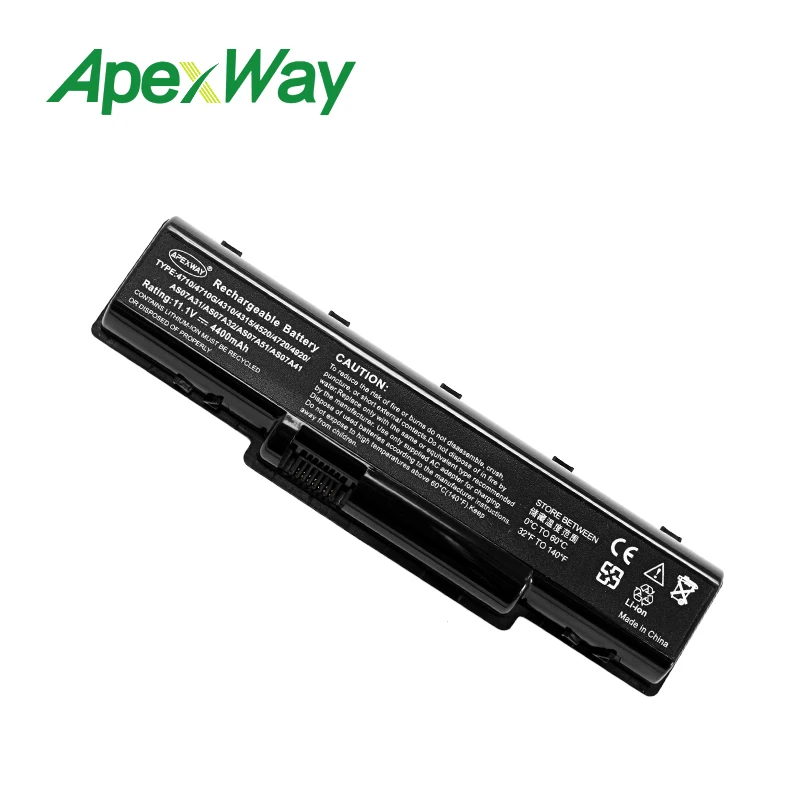 Аккумулятор Apexway для Acer Aspire 4720G 4720Z 4720ZG 4730 4730Z 4730ZG 4736 4736G 4736Z 4736ZG AS07A51 BT.00606.002