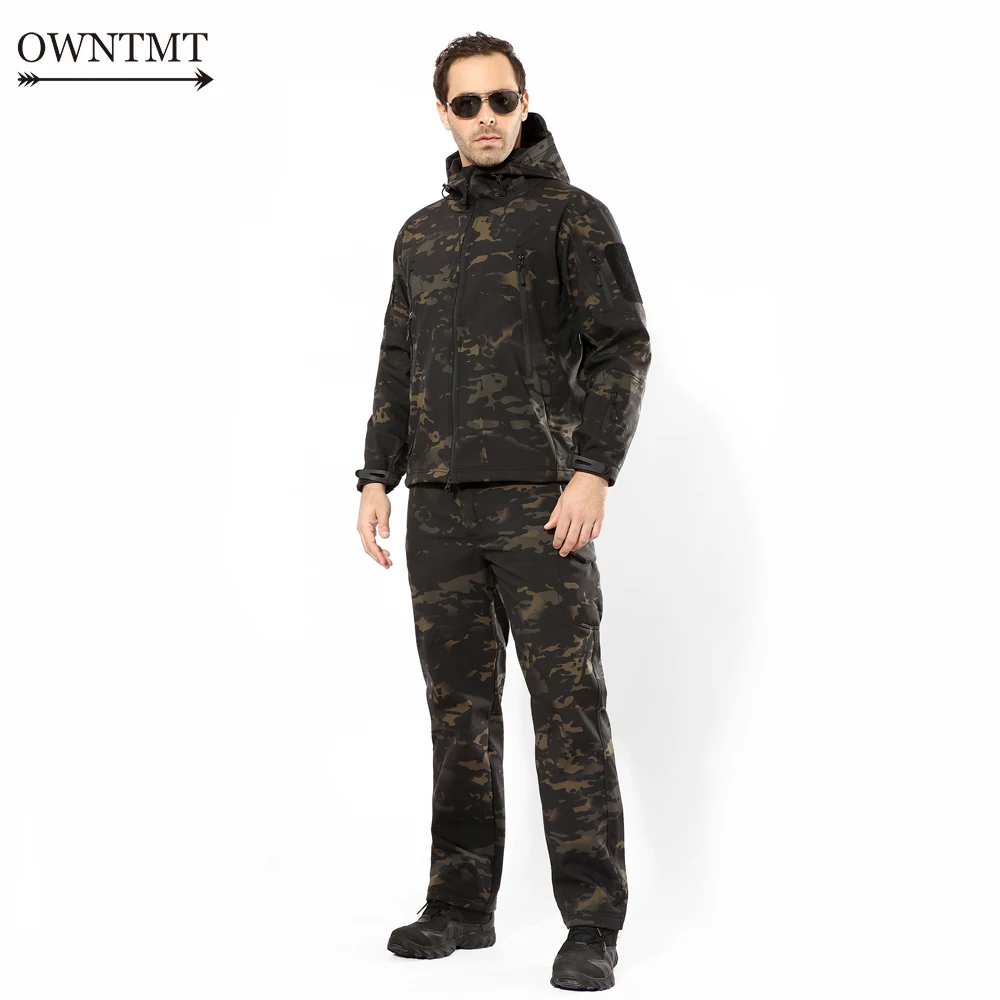 Камуфляжная одежда для охоты мягкая оболочка из кожи акулы TAD V4.0 уличная