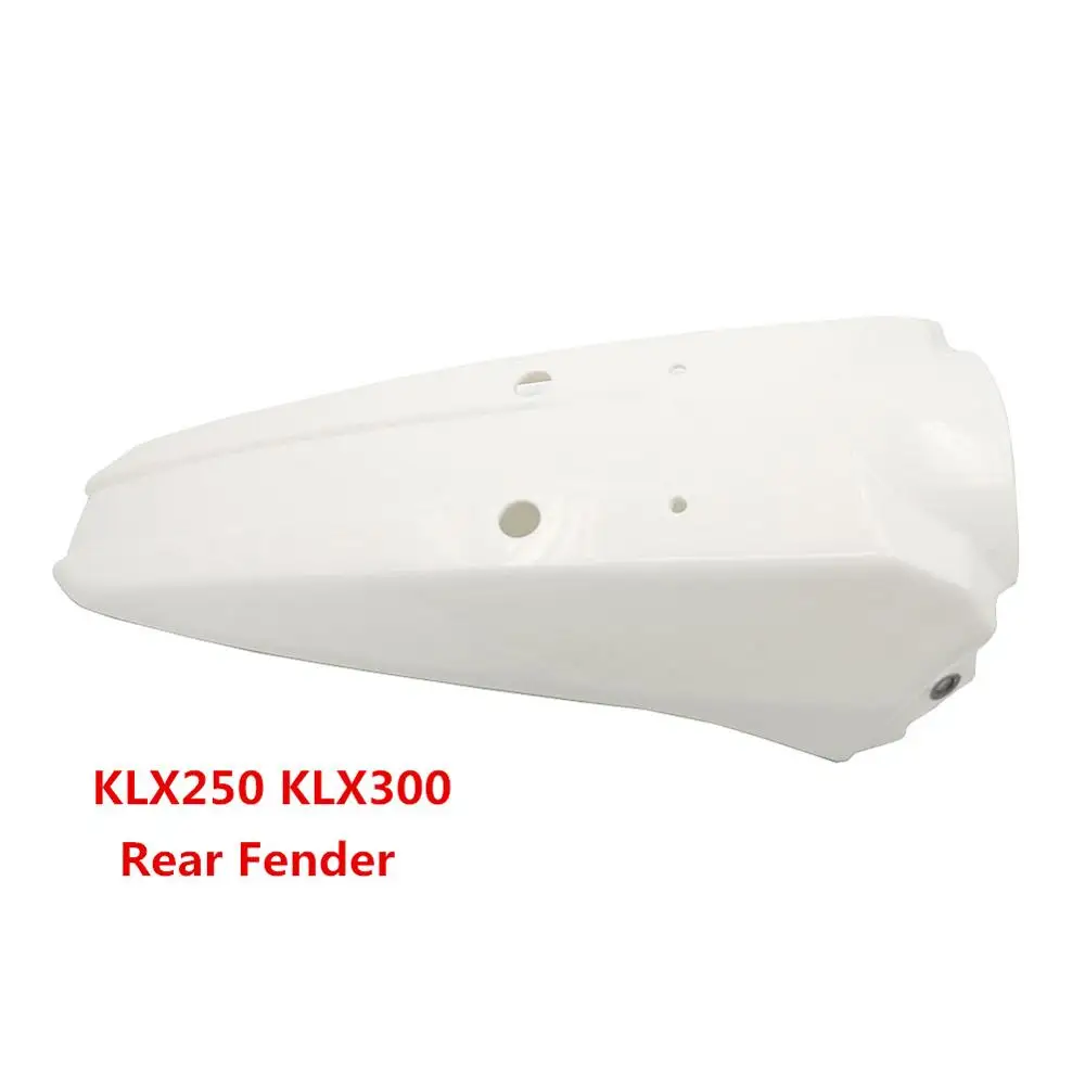 KLX250 KLX300 KLX250 KLX300 для Kawasaki боковая крышка топливного бака и крышка передней фары и задняя боковая панель и стойка и переднее/заднее крыло KLX 250 - Цвет: KLX250 KLX300