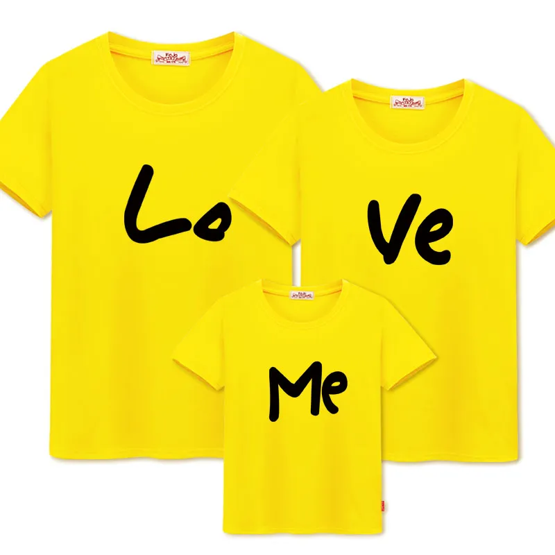 yellow 1 Семейные комплекты; футболки «Мама и я»; daddys; Одежда для девочек; семейная футболка для Отца и Сына; одинаковые комплекты - Цвет: yellow 1