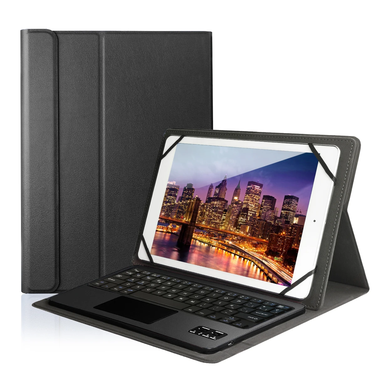 Умный чехол-клавиатура Bluetooth для планшета samsung Galaxy Tab A Tab S 9,7 10,5 для Galaxy Note 10,1 с клавиатурой AZERTY qwero