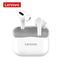 lenovo lp1s wireless bt headphone true wireless in ear sports earbuds ipx4 waterproof headphone with charging case black