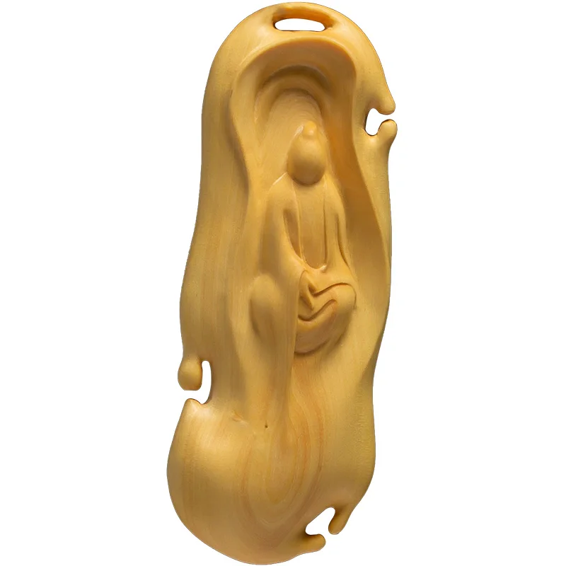 Резьба из самшита твердой древесины дарма скульптура украшение рукоделие