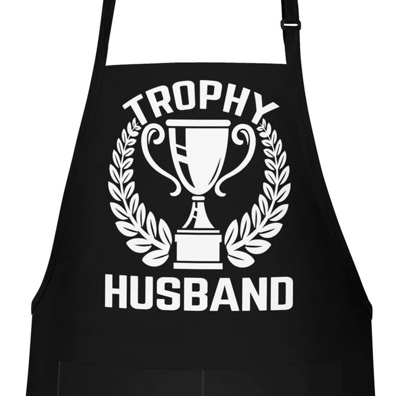 Custom Father's Day Gift From Wife For Husband Anniversary Aprons for Dad Trophy Wedding Gifts Funny Apron | Дом и сад