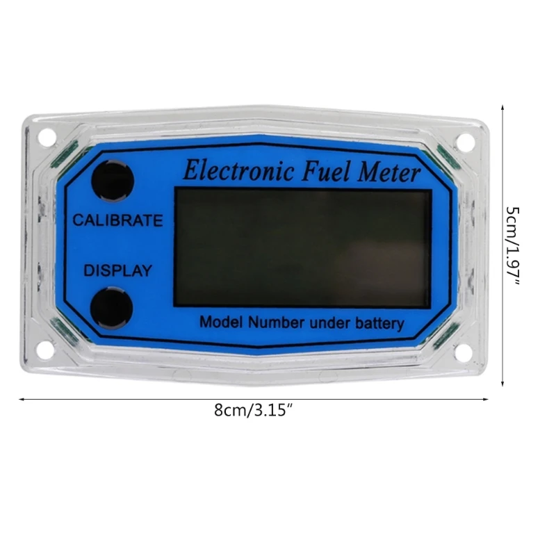 

Turbine Flow Meter Electronic Digital Flow-Meter Meter Display Chip /Accessory/ Liquid Water Die sel Gasoline Methanol