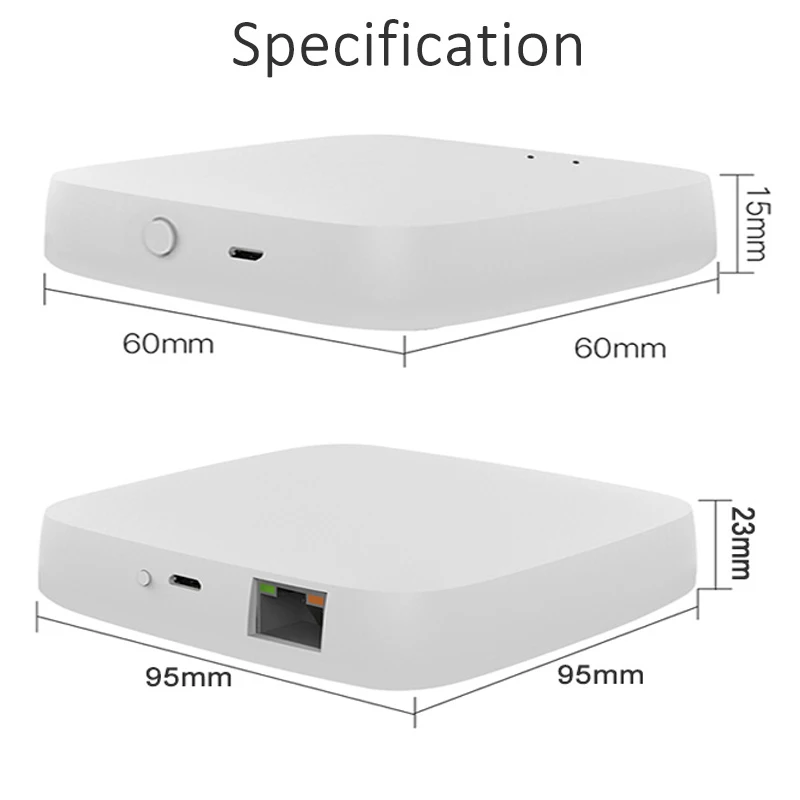 Умный шлюз Tuya ZigBee хаб SmartHome Bridge Smart Life Беспроводное дистанционное управление