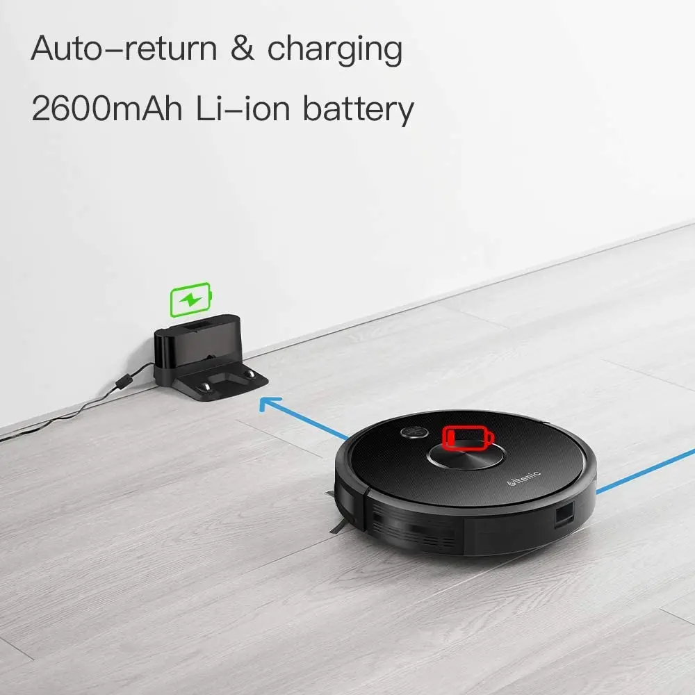 Ultenic D5S WiFi пылесос робот 3 в 1 Вакуумный с функцией вытирания 2200 ПА мощность