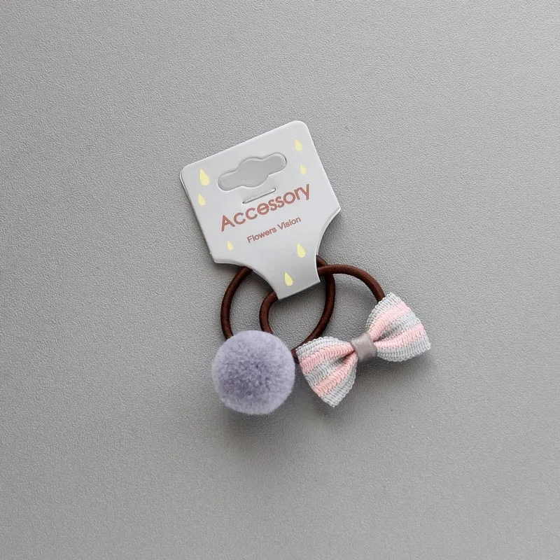 13 Детская одежда для девочек 2 шт./компл. распродажа детскими волосами веревки головной убор Головные уборы принцесс, наряды для участия в детское нижнее белье с бантом Резинки для волос - Цвет: 13