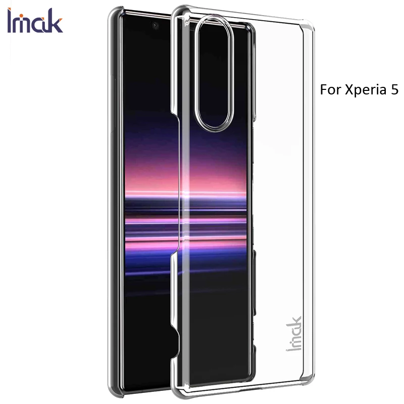Imak Air кристально прозрачный чехол для sony Xperia 5 1 Жесткий пластиковый Чехол
