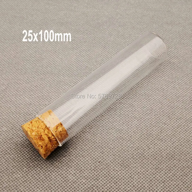 Наружный диаметр 25 мм тестовая трубка с плоским дном и пробкой лабораторный