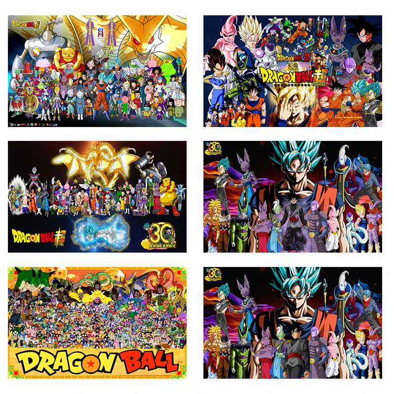 

Peripheral Anime Dragon Ball Poster Wukong Vegeta Super Saiyan HD Picture Wall Art Canvas Painting Print Home Decoration Gifts