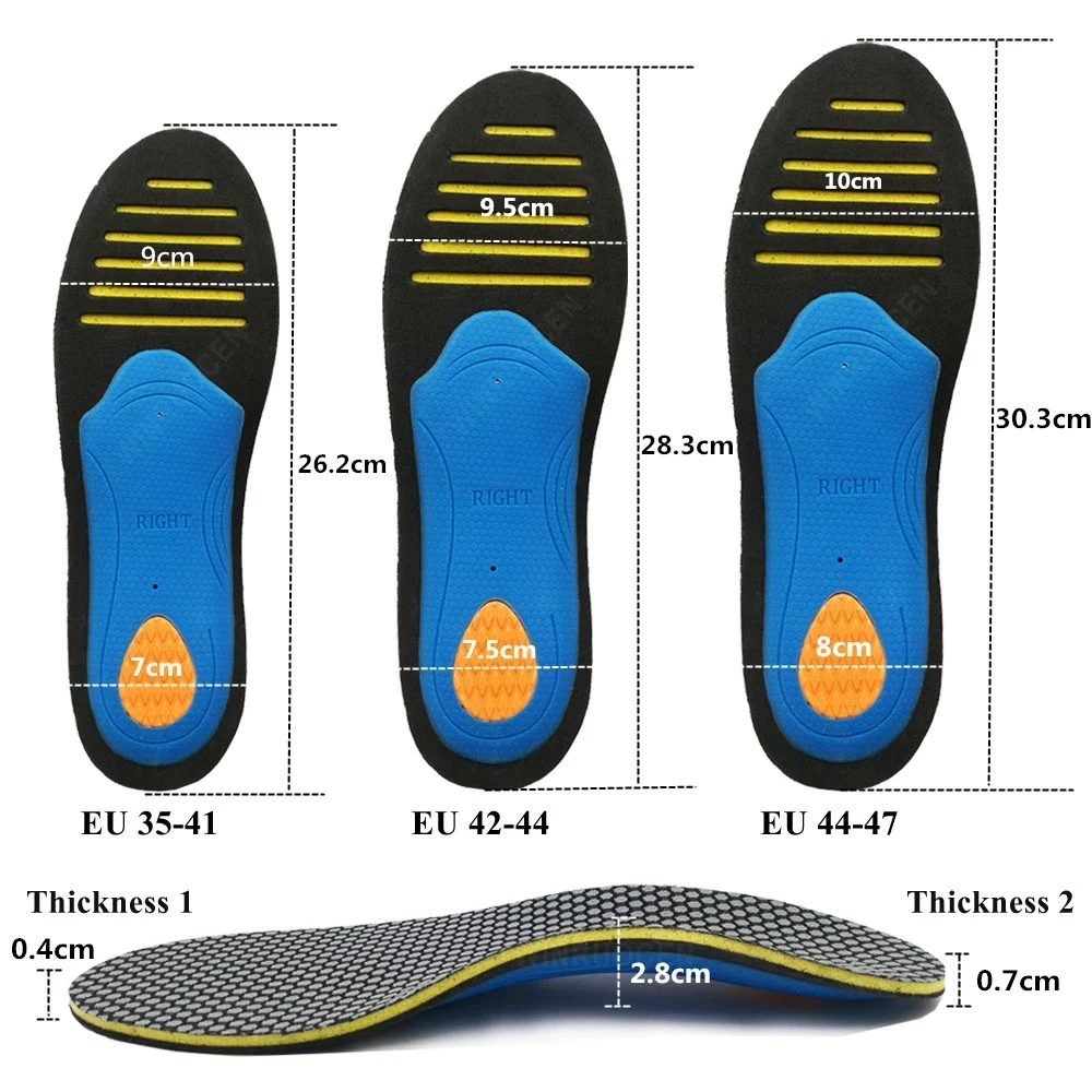 BANGNI Orthopedic Insoles Orthotics Flatfeet Health Sole Inserts Arch Support Shoe Pads Plantar Fasciitis For Men Women