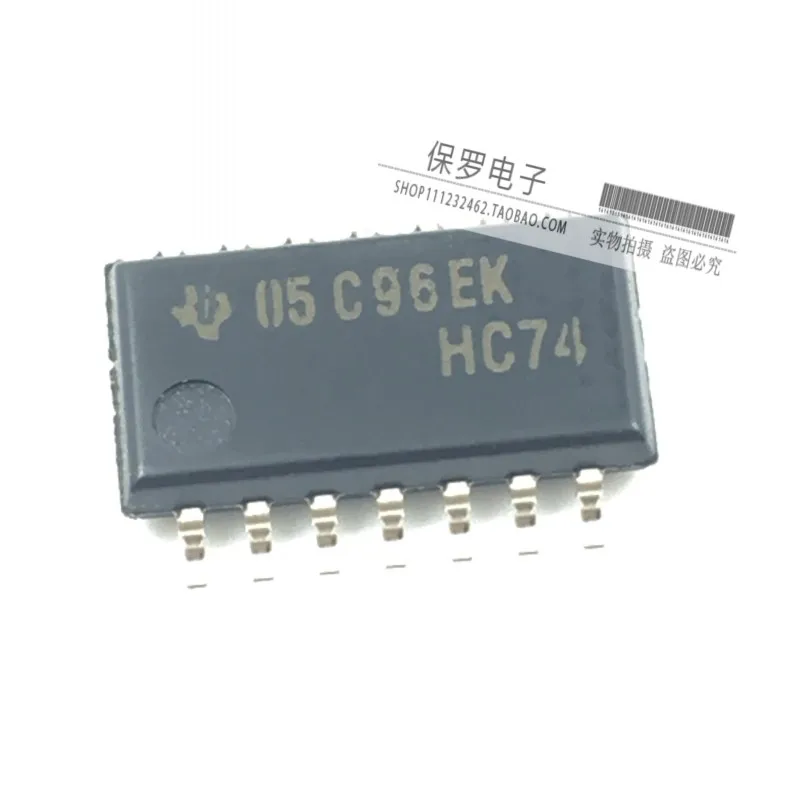 10 шт. 100% оригинальный и новый триггер SN74HC74NSR 74HC74 HC74 SOP14-5.2MM середины тела