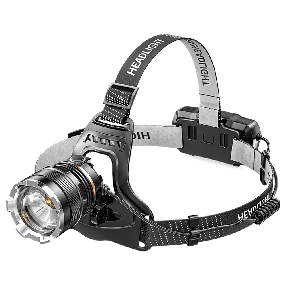 

P50 Headlamp Induction Telescopic Zoom Powerful Headlamps Ultra Bright Rechargeable Head Lamp Outdoor Camping Fishing Headlight