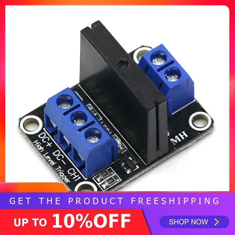 1 2 4 8 канальный 5 В DC релейный модуль твердотельный высокий уровень SSR AVR DSP G3MB-202P реле для Arduino