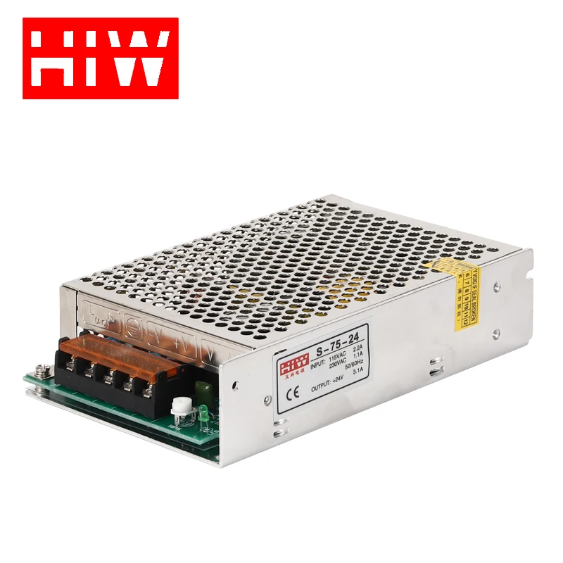 HWIY S15W 100W 110V/220VAC до 1000W 24VDC 5VDC 12VDC 48VDC AC DC одиночный выходной импульсный источник
